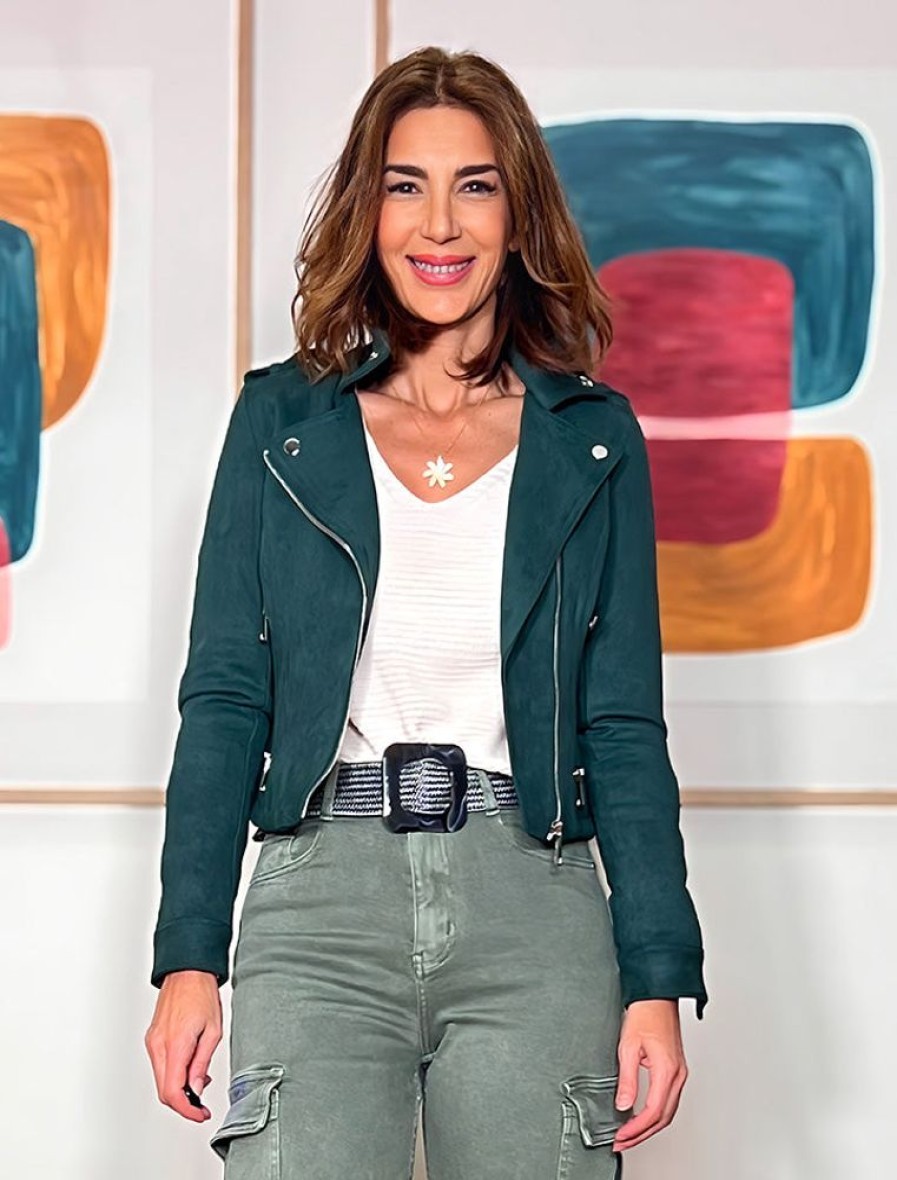 Nuria Cobo Chaquetas Y Abrigos | Perfecto Casandra Verde