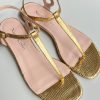 Nuria Cobo Tacon Medio | Sandalia Imprescindible Chic Oro