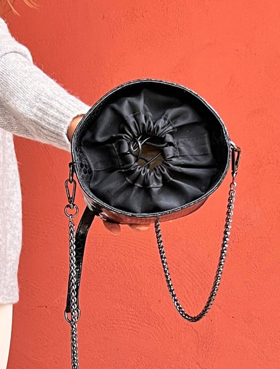 Nuria Cobo Bolsos | Saquito Ideal Serp Negro