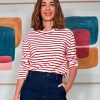 Nuria Cobo Camisas Y Tops | Camiseta Marinera Muy Chic Roja