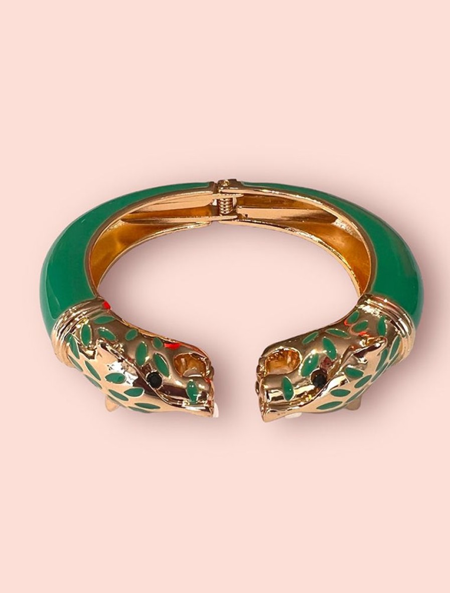 Nuria Cobo Todos Los Complementos | Brazalete Pantera Verde